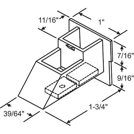 Strybuc Balance Top Sash Guide 60-659